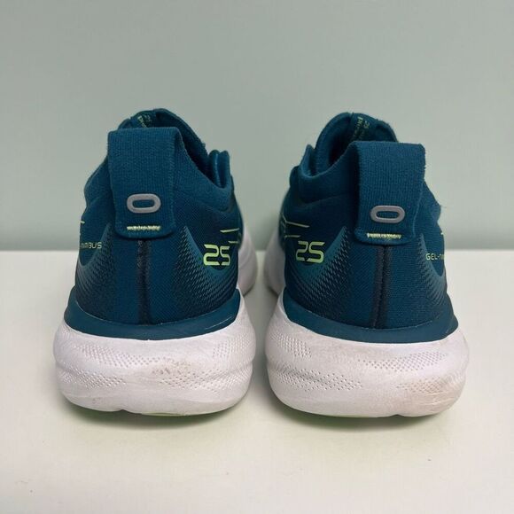 Asics Womens Gel Nimbus 25 Green Teal Running Shoes Sneakers Size 7.5 - Picture 6 of 11